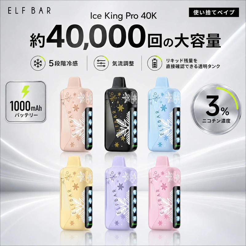 ELFBAR Ice King Pro 40Kの商品画像