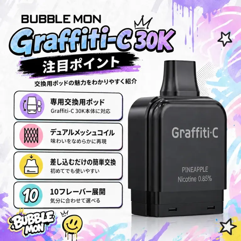 Bubblemon Graffiti-C 30K 専用Pod 詳細 1