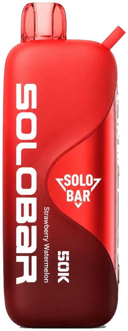 SOLO 50K レッドのブランドビジュアル（生成画像）